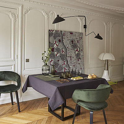 Le Jacquard Francais Slow Life Carbon Table Linens