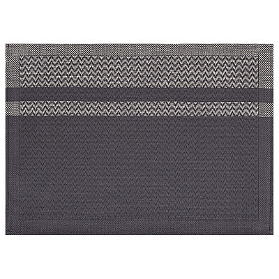 Le Jacquard Francais Slow Life Chevron Carbon Coated Placemats