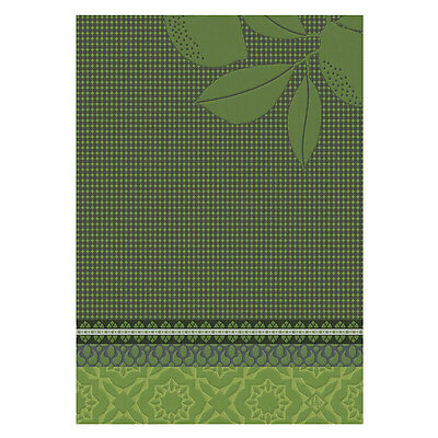 Le Jacquard Francais Sous les Citronniers Green Cotton Hand Towel