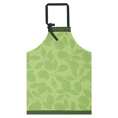 Le Jacquard Francais Sous les Citronniers Green Cotton Apron