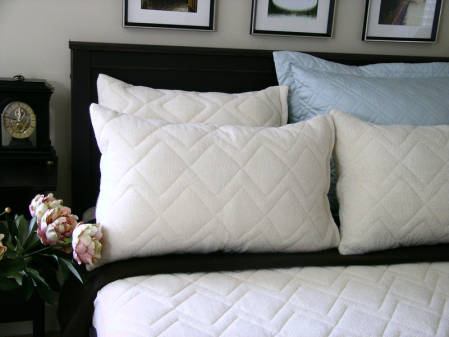 Wool Pillow Protectors by St. Dormeir