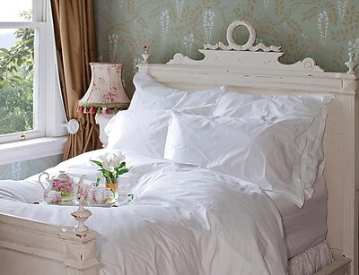 St Geneve Hotel Roma Solid Percale Sheets & Bedding