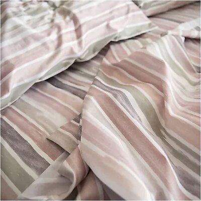 St Geneve Josette Rose Tea Striped Sheets and Bedding
