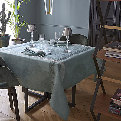 Le Jacquard Francais Symphonie Baroque Smoke Linen Table Linens