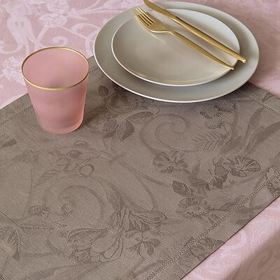 Tivoli Pearl Table Linens by Le Jacquard Français