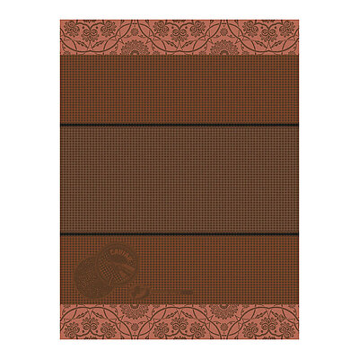 Le Jacquard Francais Tsar Brown Cotton Hand Towel