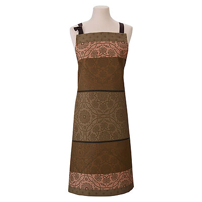 Le Jacquard Francais Tsar Brown Cotton Apron