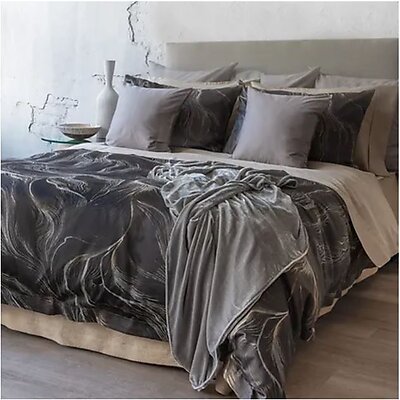 Elegant Jacquard Bedding - St. Geneve Vesper Ebony