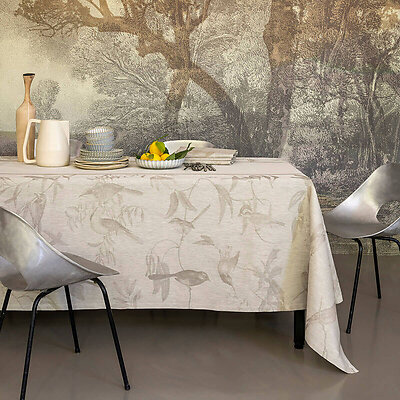 Le Jacquard Francais Voliere Beige Table Linens