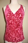 Bella Notte New Primrose Cut Velvet Floral Tank Shirts, 5 Colors