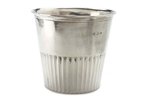 Match Pewter Impero Wastebasket