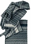 Missoni Keith Zig Zag Black & White Bathrobes and Towels