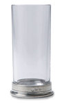 Crystal & Pewter Highball Drink Glass. Match Pewter item 1197.0