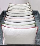 Ann Gish Snap Cotton Duvet Covers with Colored Silk Trim