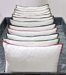 Ann Gish Snap Cotton Duvet Covers with Colored Silk Trim