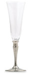 Pewter & Crystal Empire Champagne Glass. Match Pewter item 1180.0