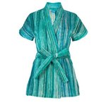 Elaiva Green Grass Kimono Beach Bath Robe