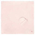 Kashwere Pink Baby Blanket with Cap