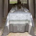 Le Jacquard Francais Azulejos Grey Cotton Table Linens