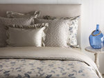 Patterned Silk Sheets & Bedding - SDH Gigi Steel