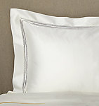 Sferra Lace Inset Sheets & Bedding - Diamante, 2 Colors